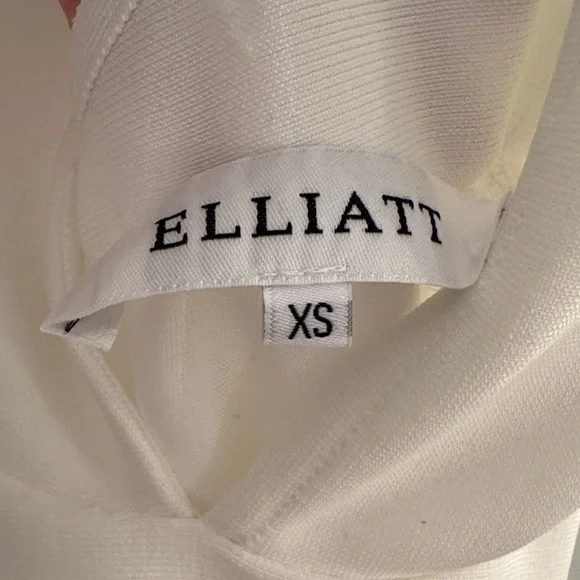 Elliatt Fiona Bubble Skirt Mini Dress in White